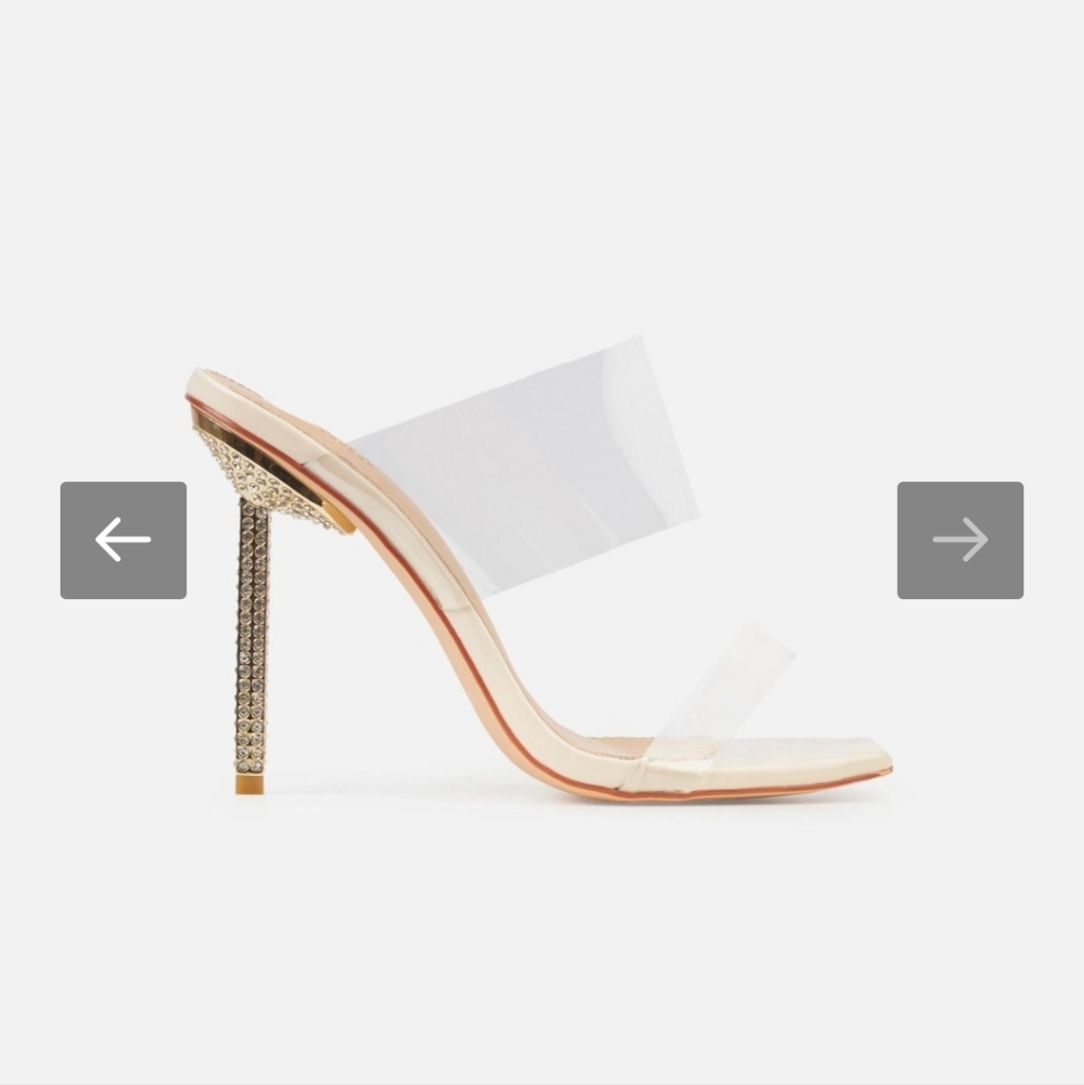 Clear Diamond Heels